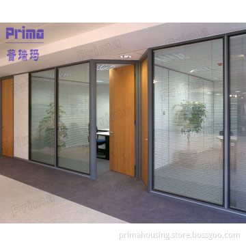 Glass Wall Partitions for Office
